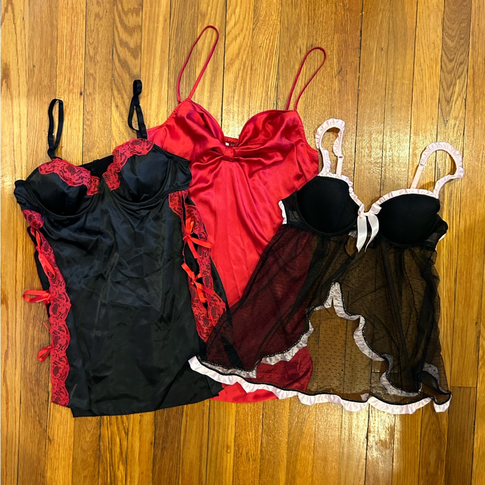Bundle of 3 Chemises/slips